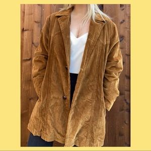 Eddie Bauer Goose Down Corduroy Coat